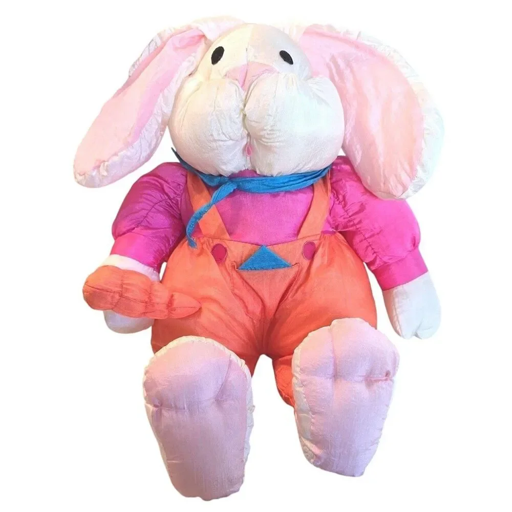 Vtg 1991 Parachute Bunny International Silver CO. Spring Easter Rabbit 16
